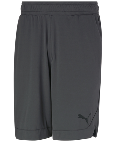 Shop Puma Men's Drycell 10" Basketball Shorts In Grey