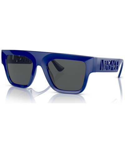 Shop Versace Men's Sunglasses, Ve4430u In Bluette