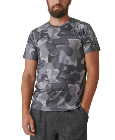 Shop Bass Outdoor Men's Trek Camo-print Performance T-shirt In Gargoyle Camo