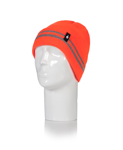 Shop Heat Holders Men's Worxx Richard Roll Up Hat In Orange