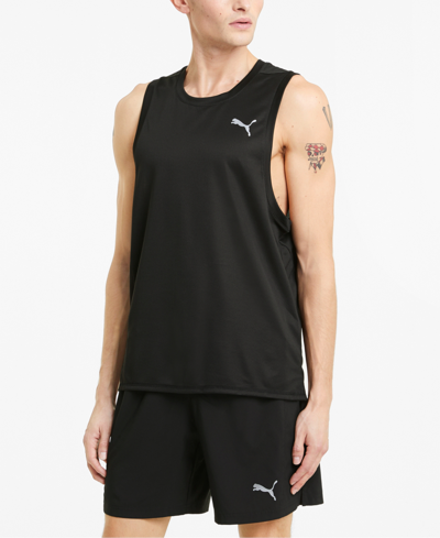 Shop Puma Men's Run Favorite Tank In Black