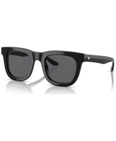 Shop Giorgio Armani Men's Sunglasses, Ar817149-x In Black