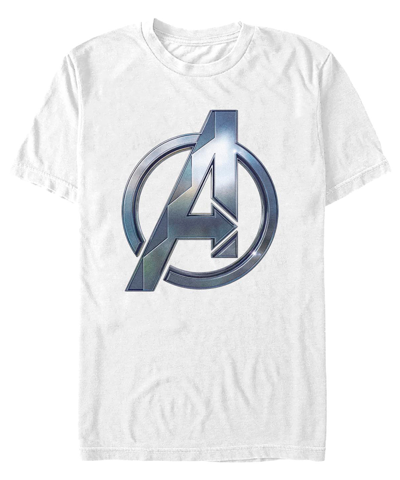 Shop Fifth Sun Men's Wakanda Avengers Symbol Short Sleeve T-shirt In White