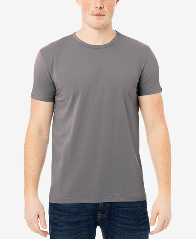 Shop X-ray Men's Basic Crew Neck Short Sleeve T-shirt In Frosted Gray