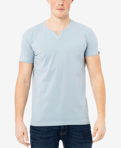 Shop X-ray Men's Basic Notch Neck Short Sleeve T-shirt In Slate Blue