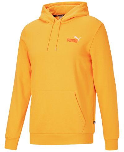 Puma Men's Embroidered Logo Hoodie In Yellow | ModeSens