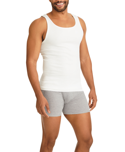Shop Hanes Men's All-cotton 7+1 Pk. A-shirt Tank Tops In Assorted