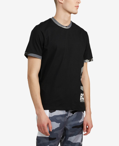 Shop Ecko Unltd Men's Short Sleeves Rock And Roll T-shirt In Black