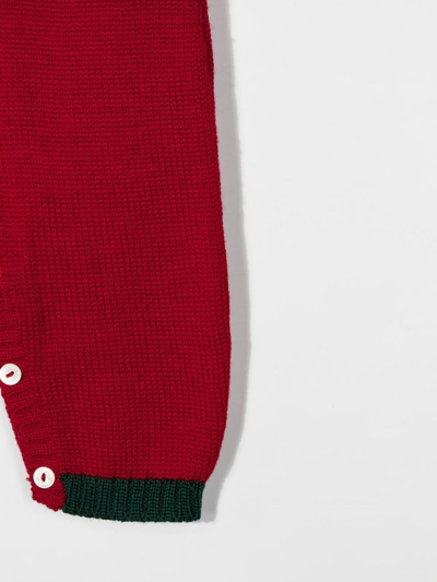 La Stupenderia Snowflake Intarsia-knit Pyjamas In Red