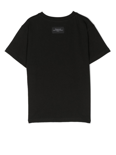 Shop Paolo Pecora Slogan-print T-shirt In Black