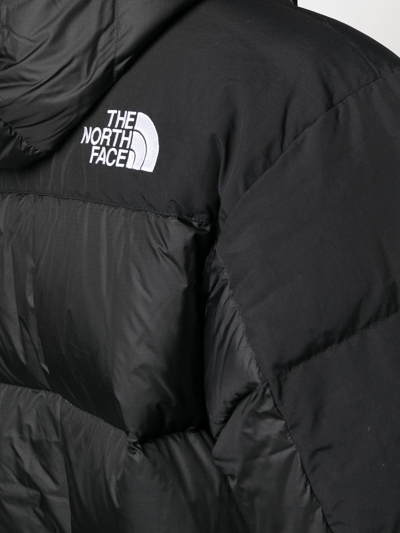 Shop The North Face Embroidered-logo Padded Coat In Black