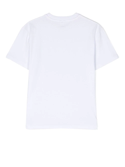 Shop Stella Mccartney Logo Print T-shirt In White