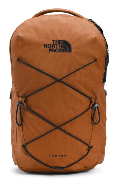Shop The North Face Jester Water Repellent Backpack In Leather Brown/ Black