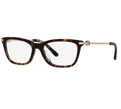 Shop Tory Burch Demo Rectangular Ladies Eyeglasses Ty2117u 1728 53 In Dark