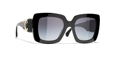 Pre-owned Chanel Woman Sunglass Square Sunglasses Ch5474q