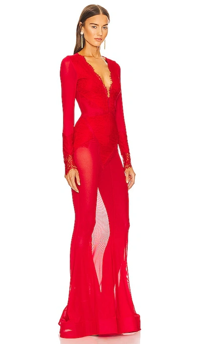 Michael Costello X Revolve Martin Gown In Red