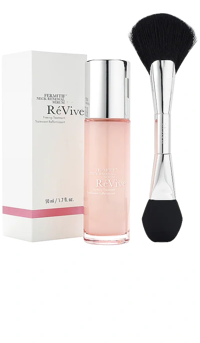 Revive Fermitif Neck Serum And Dual Ended Applicator Brush 50ml In Beauty: Na
