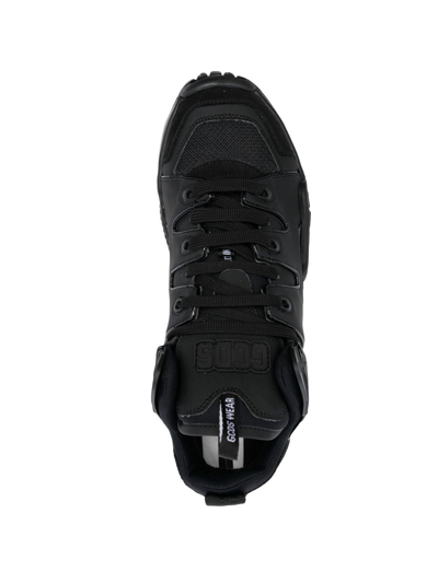 Gcds Low-top Lace-up Sneakers In Schwarz