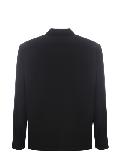 Shop Costumein Shirt  Etienne Arab In Virgin Wool In Nero