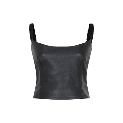 Shop Khaite Audra Sleeveless Top In Black