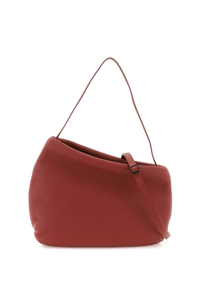Shop Marsèll Grained Leather 'fantasma' Bag In Red