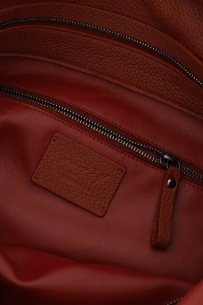 Shop Marsèll Grained Leather 'fantasma' Bag In Red