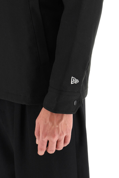 Shop Yohji Yamamoto Padded Jacket X New Era In Black