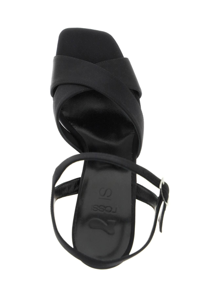 Shop Si Rossi Sandals In Black