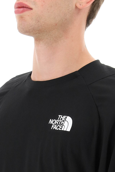 Shop The North Face 'mountain Athletics' Technical Jersey T-shirt In Black