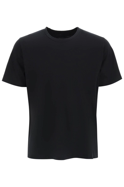 Shop Mm6 Maison Margiela Rear Logo T-shirt In Black