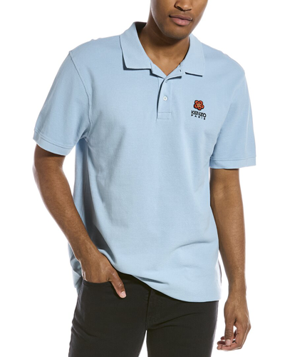 Shop Kenzo Polo Shirt In Blue