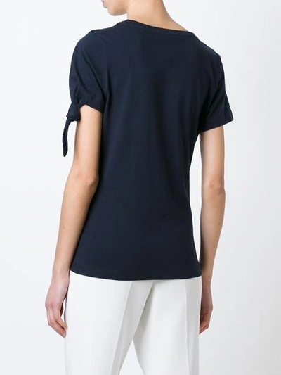 Shop Jw Anderson Knotted Sleeve T-shirt
