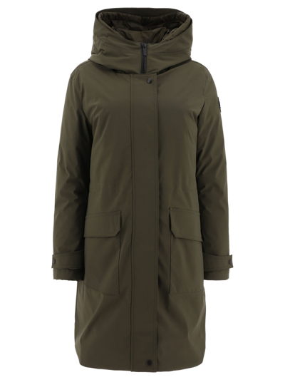 Shop Woolrich "military" Parka In Green