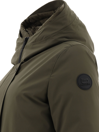 Shop Woolrich "military" Parka In Green