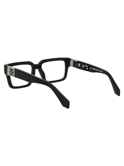 Shop Off-white Optical Style 15 Glasses In 1000 Black