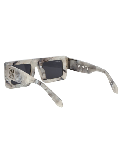 Off-white Leonardo Square-frame Acetate Sunglasses In Gray