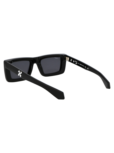Off-white Jacob Rectangular Sunglasses In 1007 Black