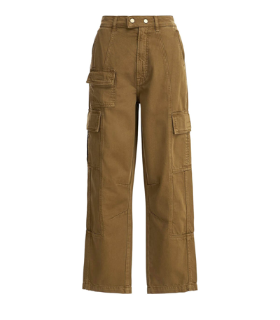 Shop Essentiel Antwerp Clearly Khaki Cargo Jeans In Green