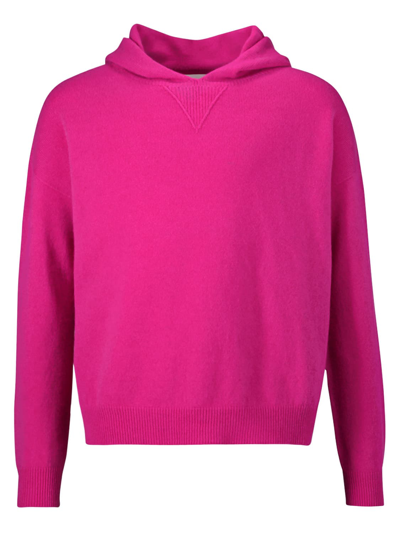 Shop Precious Cashmere Kids Fuchsia Cashmere Sweater For Girls