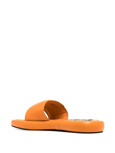 Shop Senso Bentley Leather Sandals In Orange