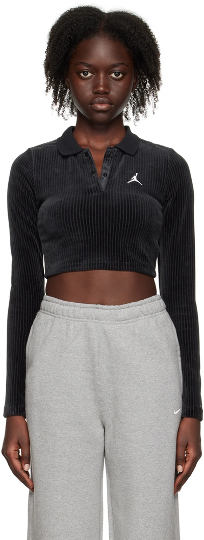 Shop Nike Black Cropped Top