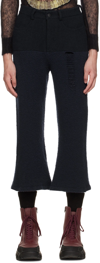 Ponder.er Ssense Exclusive Navy Jean Trousers In Navy