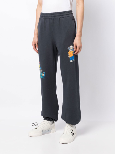 Off-white Outer Space Track Pants In Blue