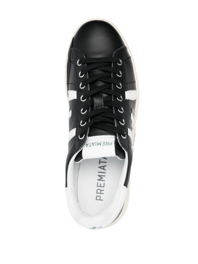 Shop Premiata Russel Low-top Sneakers In Black