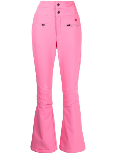 Shop Perfect Moment Aurora High-waisted Flared Pants In Pink