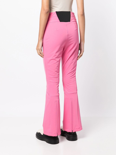 Shop Perfect Moment Aurora High-waisted Flared Pants In Pink