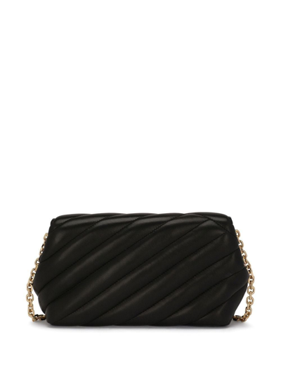 Dolce & Gabbana Small Lop Quilted Crossbody Bag In Black