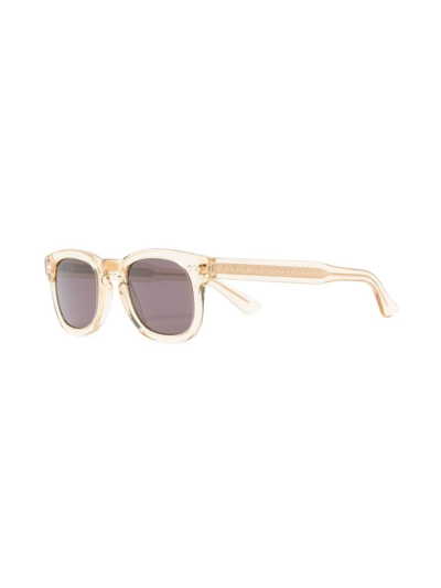 Shop Gucci Square-frame Sunglasses In Yellow