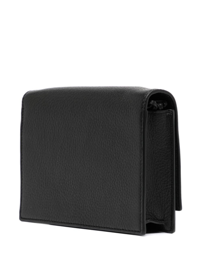 Yu Mei Suki Leather Clutch Bag In Black