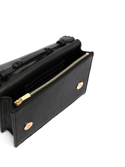 Yu Mei Suki Leather Clutch Bag In Black